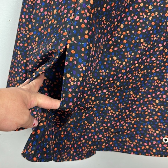 Herschel Supply Company Voyage Poncho In Black Mini Floral Sz XS - Picture 4 of 12